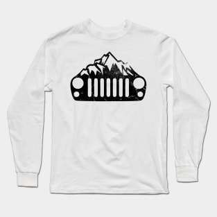 Jeep Grill Vintage Long Sleeve T-Shirt